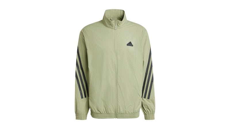 adidas Future Icons 3-Stripes Woven Track Jacket Tent Green