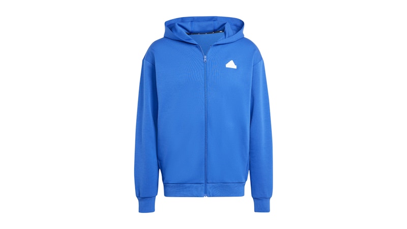 adidas Future Icons Badge Of Full Zip Hoodie Semi Lucid Blue