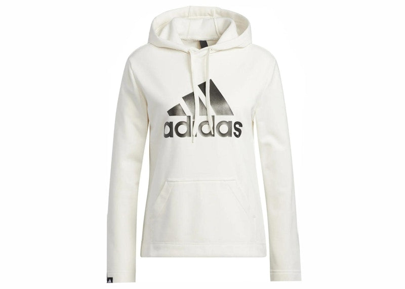 adidas Game And Go Big Logo Pullover Hoodie Chalk White