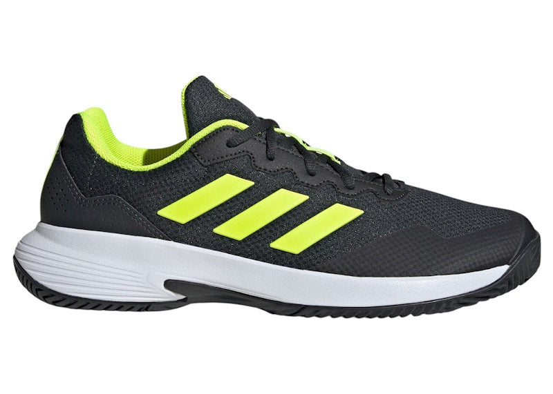 adidas Gamecourt 2.0 Carbon Lucid Lemon Cloud White