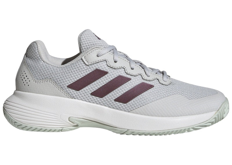 adidas Gamecourt 2.0 Grey Aurora Met. Core White (Women's)