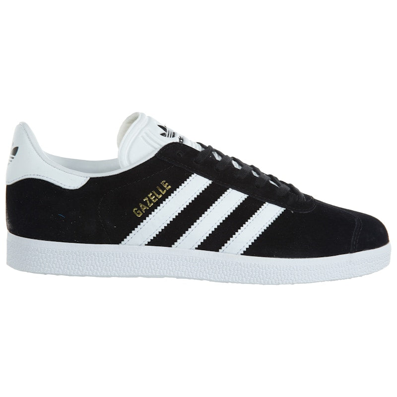 adidas Gazelle Black White-Gold Metallic (Women's)