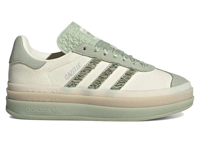 adidas Gazelle Bold Halo Green Ruffle (Women's)