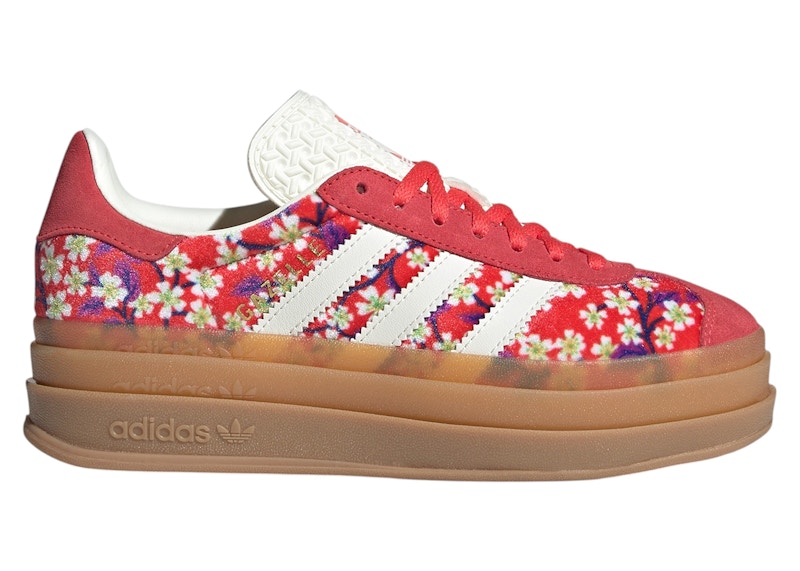 adidas Gazelle Bold Liberty London Floral Semi Lucid Red (GS)