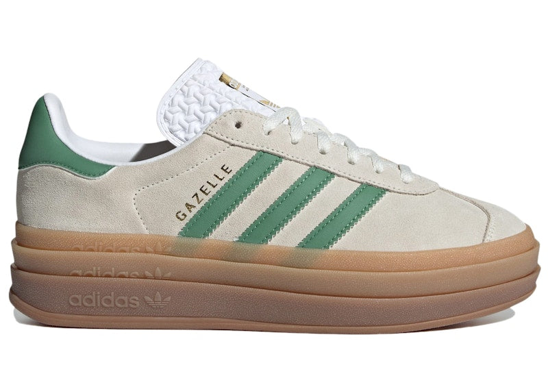 adidas Gazelle Bold Off White Preloved Green (Women's)