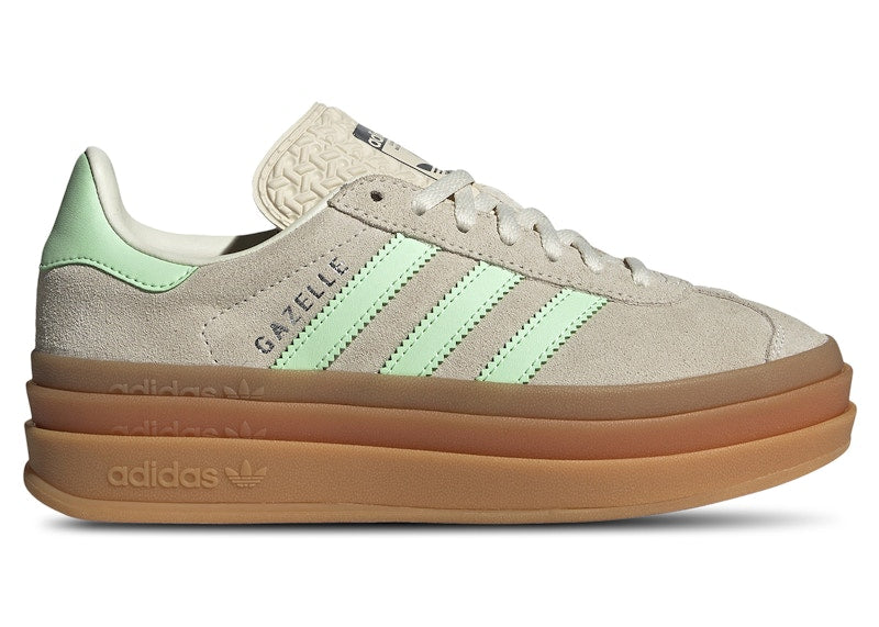 adidas Gazelle Bold Wonder White Semi Green Spark (GS)