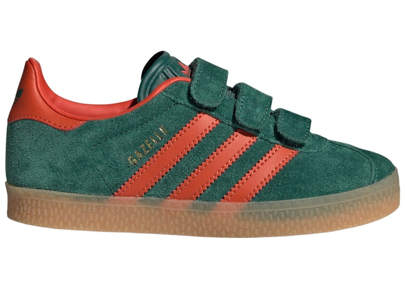 adidas Gazelle Collegiate Green Preloved Red Gum (PS)