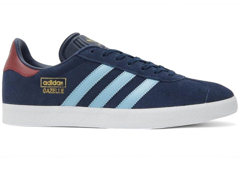adidas Gazelle Collegiate Navy Clear Blue Burgundy