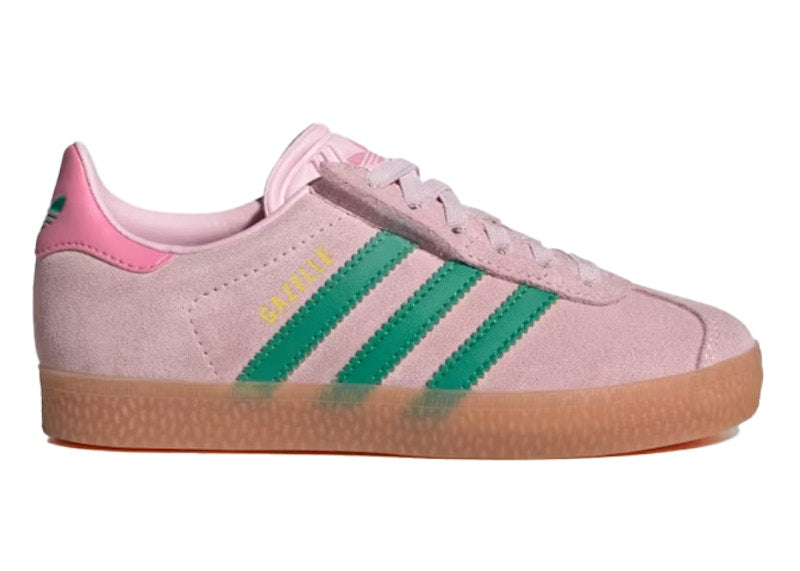 adidas Gazelle Comfort Closure Clear Pink Court Green (PS)