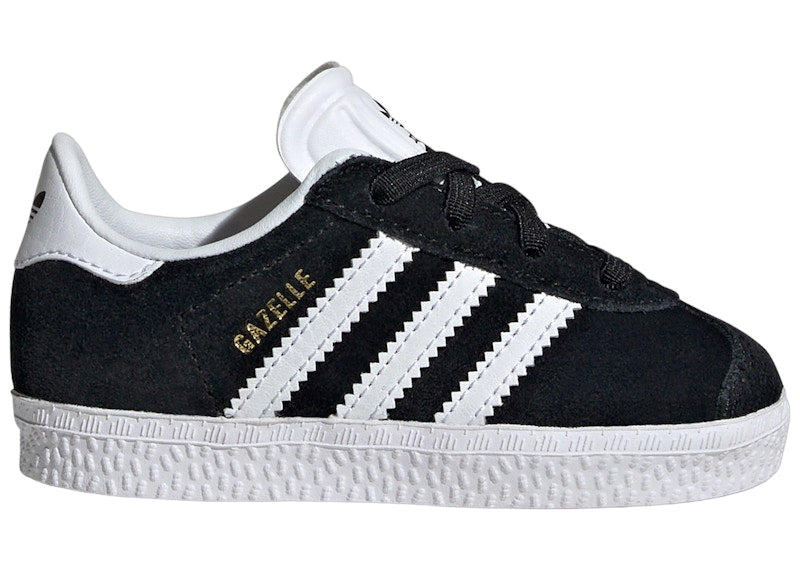 adidas Gazelle Comfort Closure Core Black Cloud White (TD)