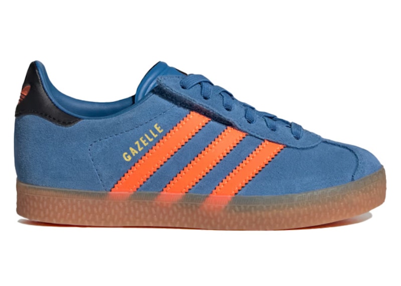 adidas Gazelle Comfort Closure Focus Blue Solar Oange (PS)