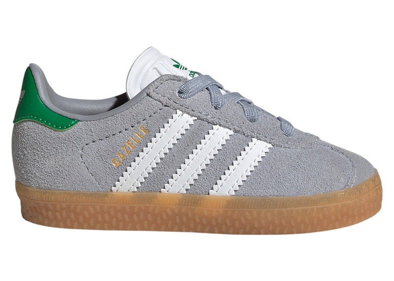 adidas Gazelle Comfort Closure Halo Silver Green (TD)