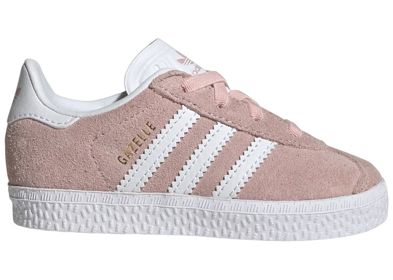 adidas Gazelle Comfort Closure Laces Icey Pink Cloud White (TD)