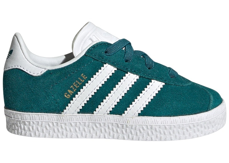 adidas Gazelle Comfort Closure Legacy Teal Cloud White Gold Metallic (TD)