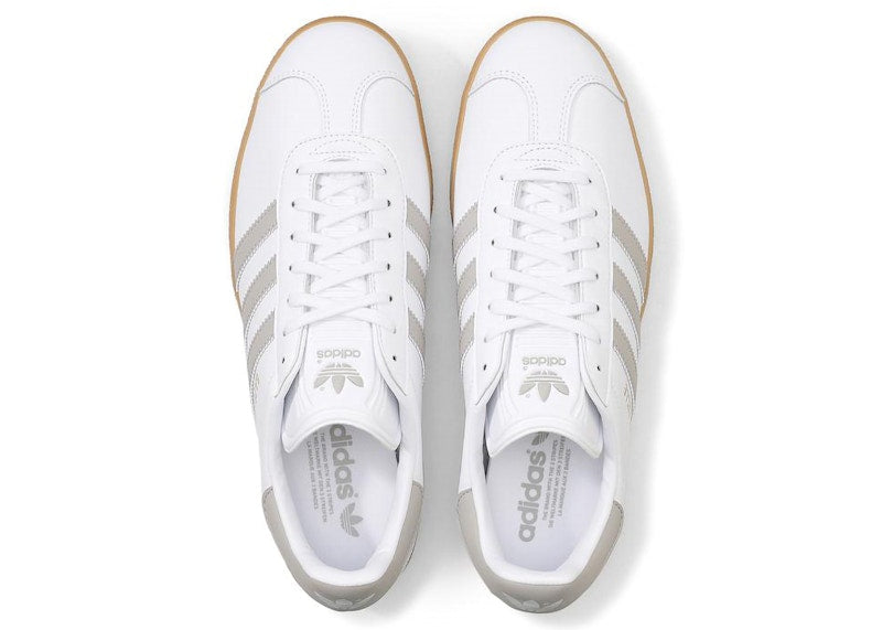 adidas Gazelle White Grey Gum