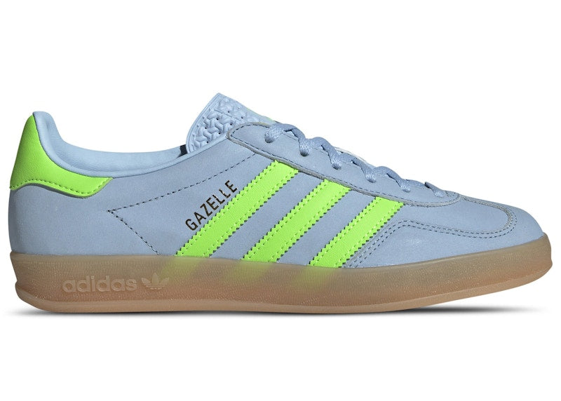 adidas Gazelle Indoor Clear Sky Solar Green (Women's)