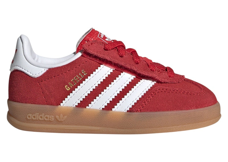 adidas Gazelle Indoor Comfort Closure Better Scarlet White Gum (TD)