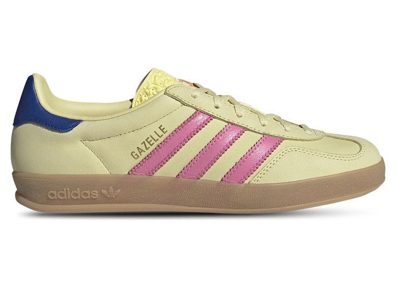 adidas Gazelle Indoor Powder Yellow Lucid Pink Royal (Women's)