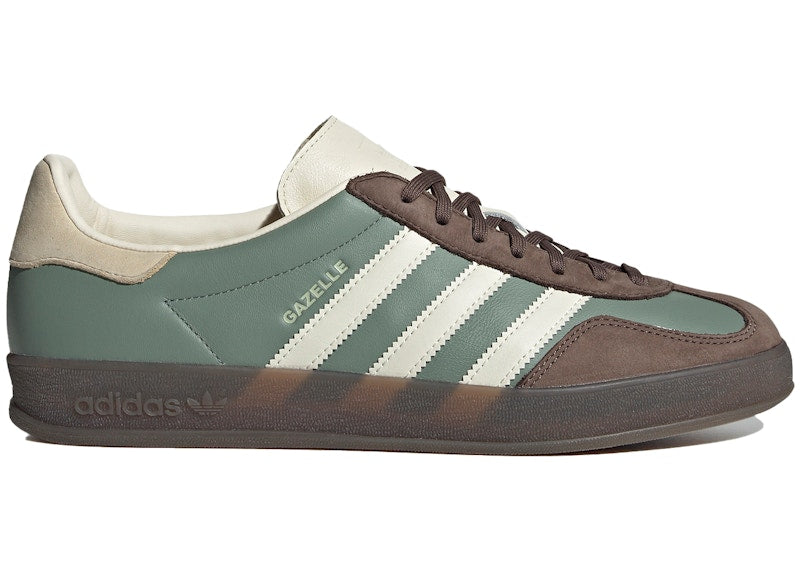 adidas Gazelle Indoor Silver Green Earth Strata