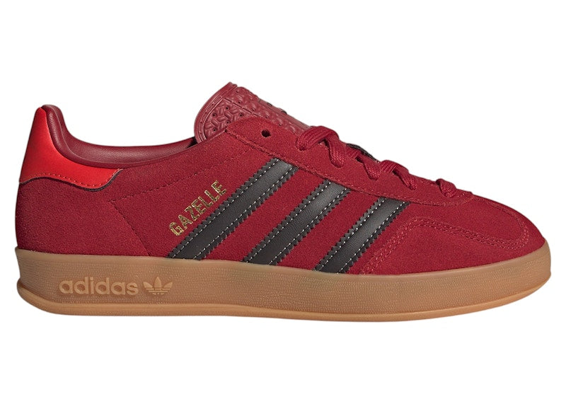 adidas Gazelle Indoor Team Victory Red Aurora Coffee (GS)