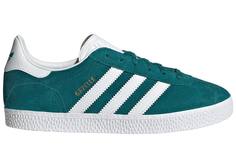 adidas Gazelle Legacy Teal Cloud White Gold Metallic (GS)