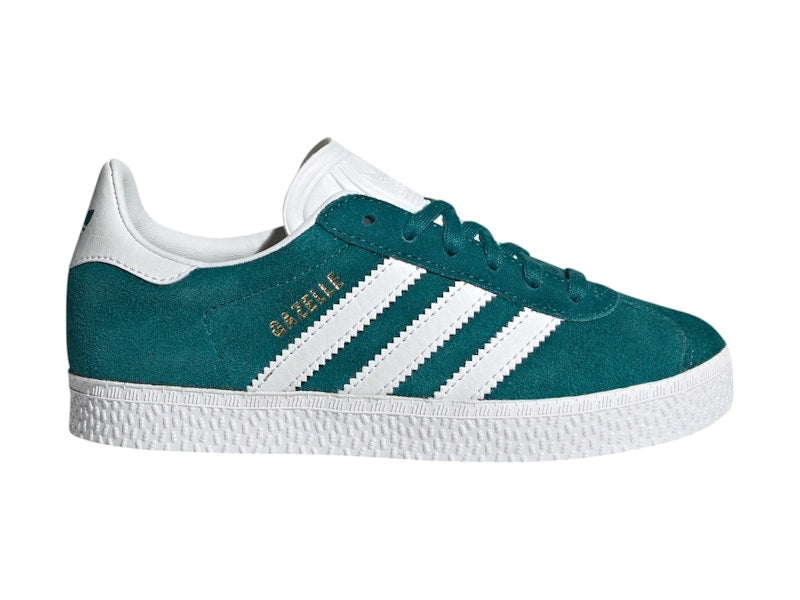 adidas Gazelle Legacy Teal Cloud White Gold Metallic (PS)