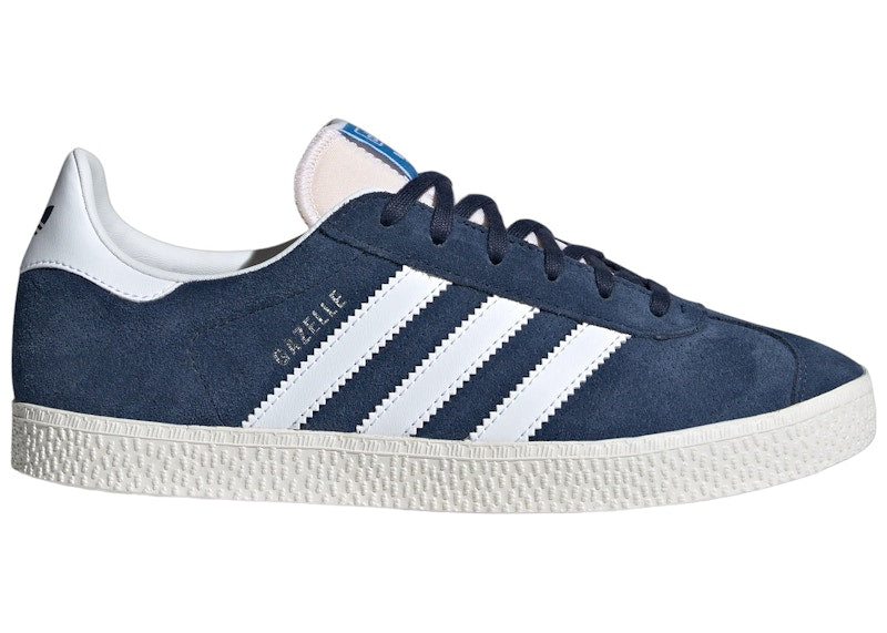 adidas Gazelle Night Indigo Cloud White Core White (GS)