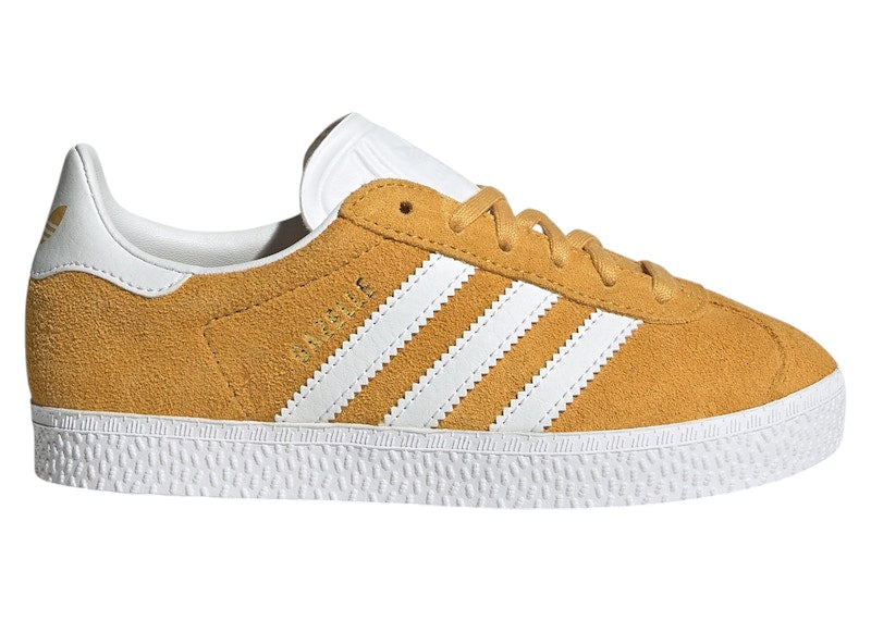 adidas Gazelle Preloved Yellow Cloud White Gold Metallic (PS)