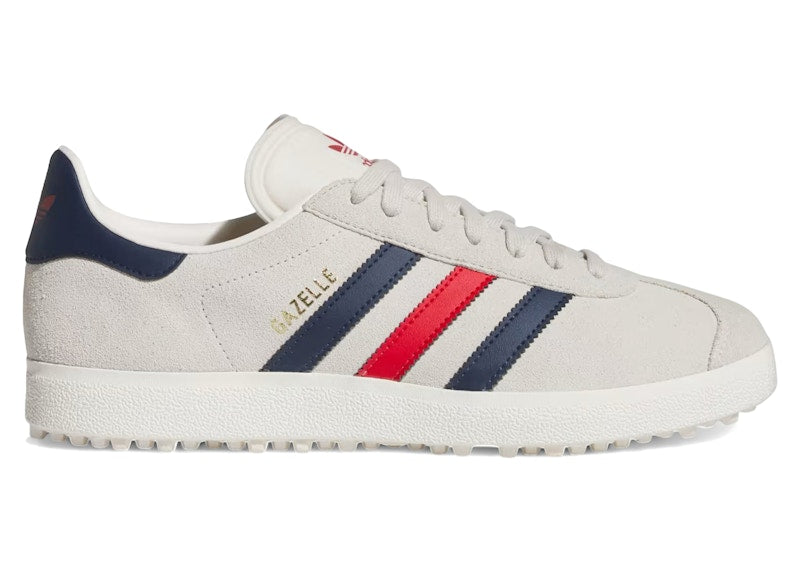 adidas Gazelle Spikeless Golf Alumina Night Indigo Better Scarlet