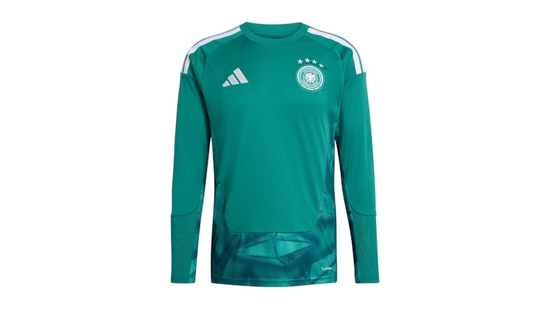 adidas Germany 2026 Home Goalkeeper Long Sleeve Jersey Active Green