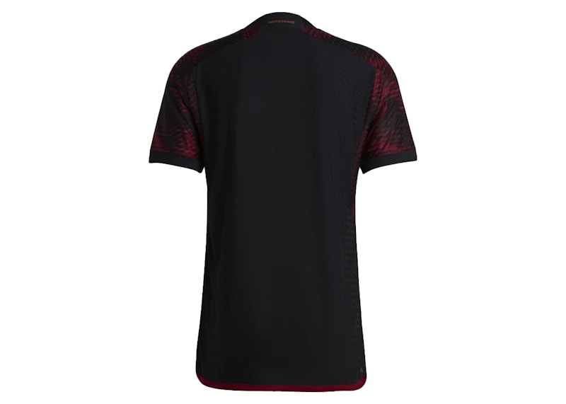 adidas Germany 22 Away Authentic Jersey Black/Team Coll Burgundy