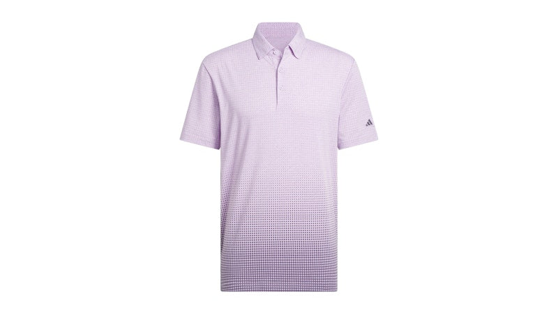adidas Go-To Rise Print Polo Shirt Powder Plum