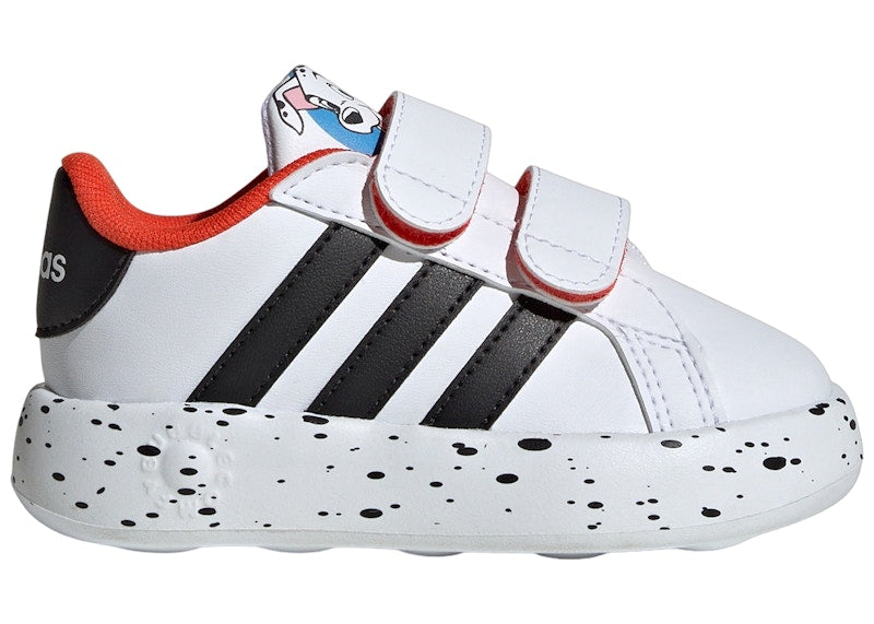 adidas Grand Court 2.0 101 Sportswear Cloud White Core Black Bold Orange (TD)