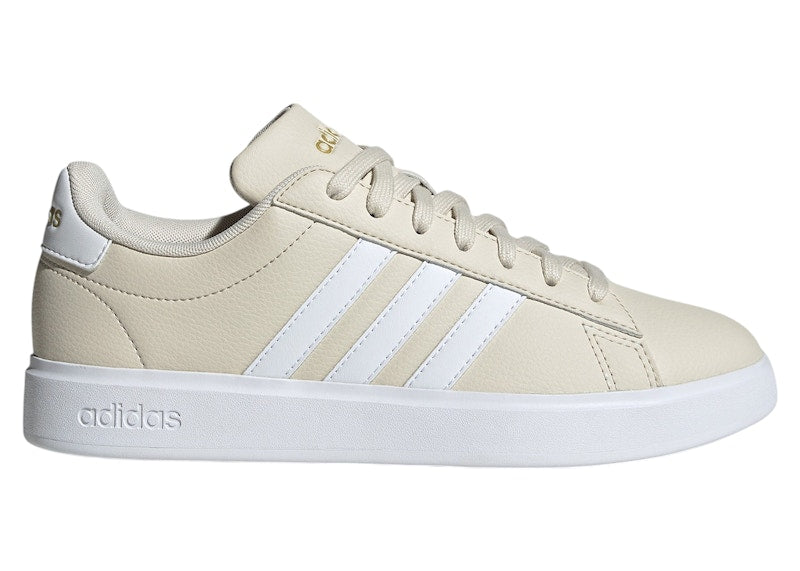 adidas Grand Court 2.0 Alumina Cloud White Gold Metallic (Women's)