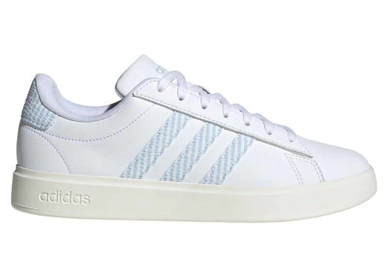 adidas Grand Court 2.0 Cloud White Glow Blue Off White (Women's)