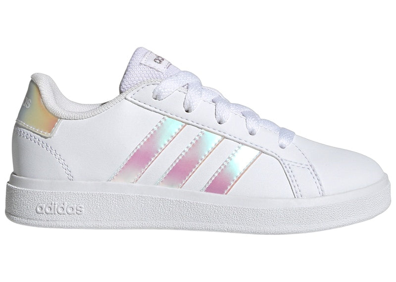 adidas Grand Court 2.0 Cloud White Iridescent Pink (GS)