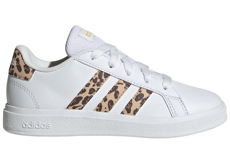 adidas Grand Court 2.0 Cloud White Magic Beige Matte Gold (GS)