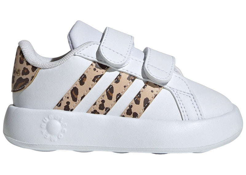 adidas Grand Court 2.0 Cloud White Magic Beige Matte Gold (TD)