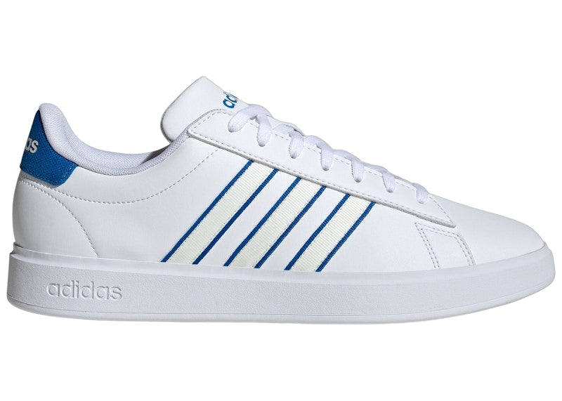 adidas Grand Court 2.0 Cloud White Off White Bright Royal