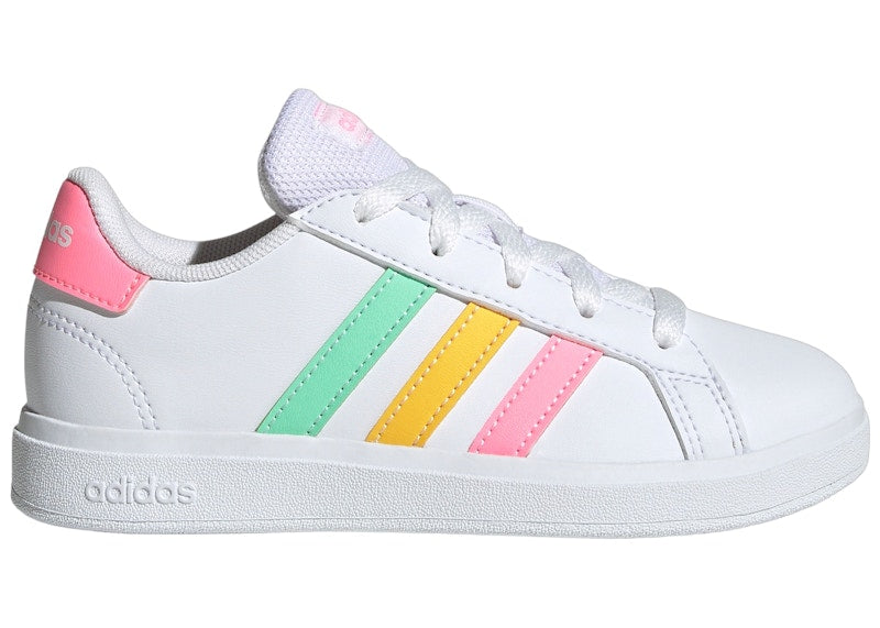 adidas Grand Court 2.0 Cloud White Pulse Mint Beam Pink (GS)