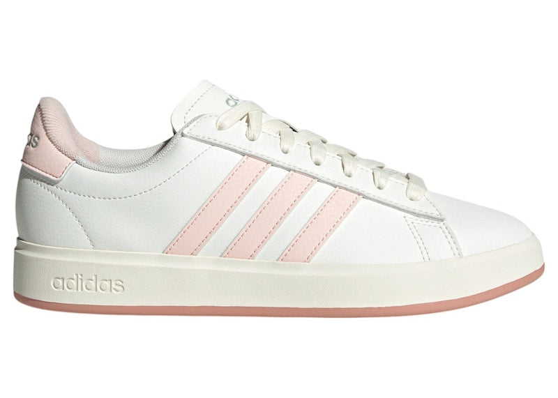 adidas Grand Court 2.0 Core White Wonder Quartz Linen Green Met. (Women's)