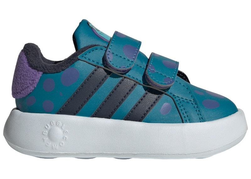 adidas Grand Court 2.0 Disney Sulley Active Teal Legend Ink Purple Rush (TD)