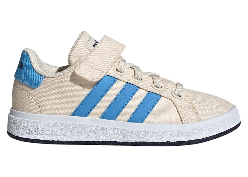 adidas Grand Court 2.0 EL Wonder White Blue Burst Shadow Navy (GS)