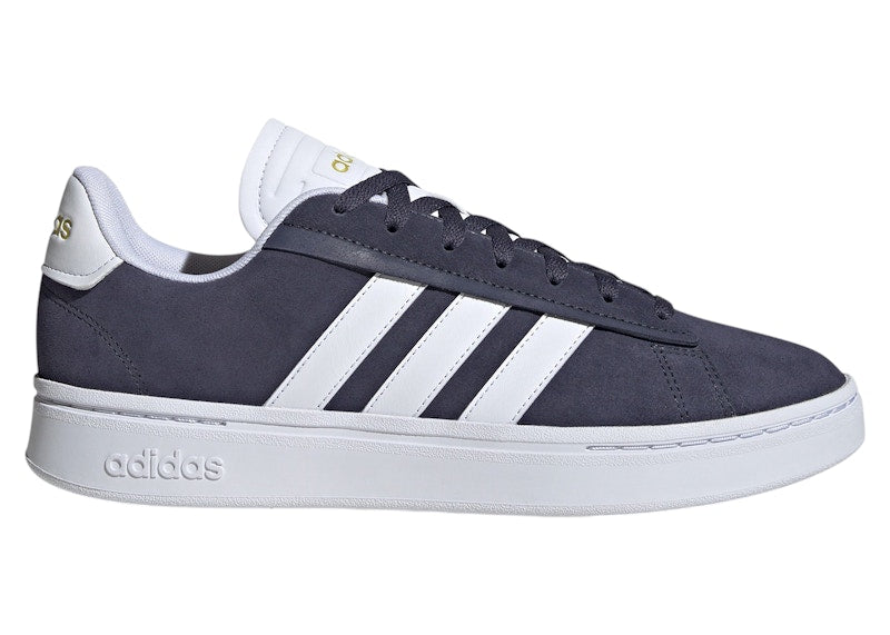 adidas Grand Court Alpha Shadow Navy Cloud White Gold Metallic