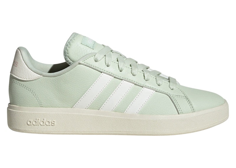 adidas Grand Court Base Linen Green White (Women's)