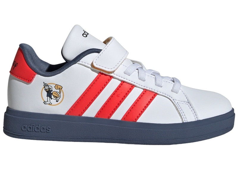 adidas Grand Court Disney Mickey Cloud White Bright Red Preloved Ink (PS)