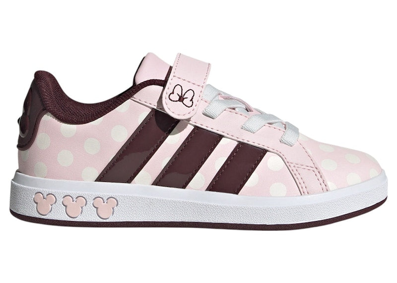 adidas Grand Court Disney Minnie Mouse Clear Pink Aurora Ruby Chalk White (GS)