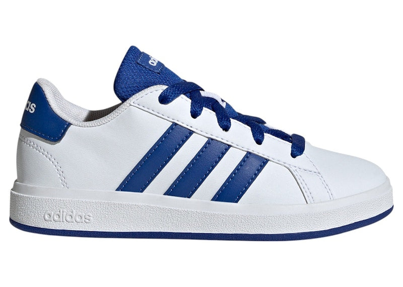 adidas Grand Court Lifestyle Cloud White Royal Blue Core Black (GS)