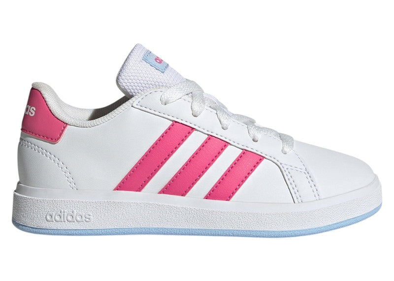 adidas Grand Court Lifestyle White Pulse Magenta Glow Blue (GS)