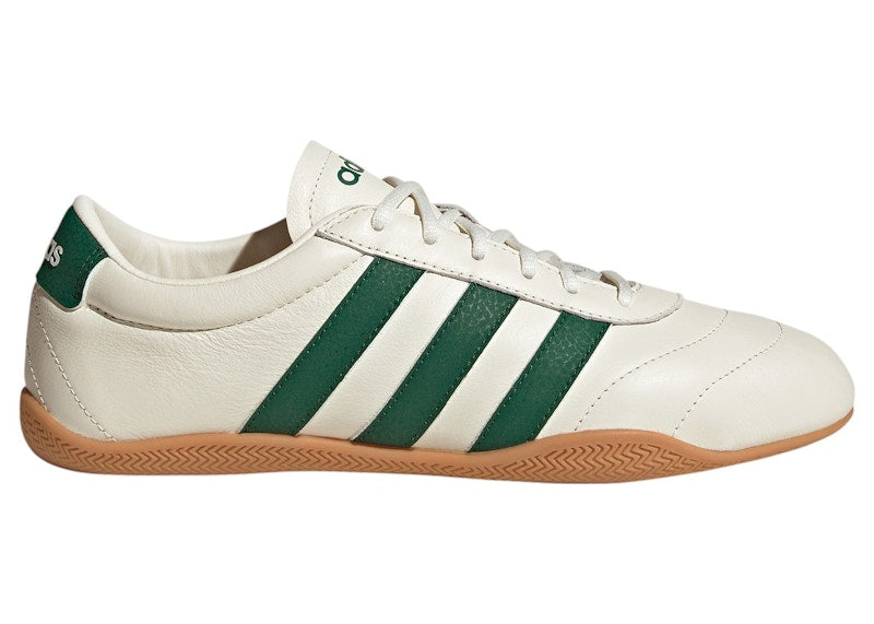 adidas Grand Court Lo Off White Collegiate Green Gum (Women's)